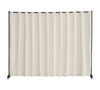 VEVOR Room Divider, Portable Panel Room Divider with Wheels Curtain Divider Stand, Freestanding Room Divider Privacy Screen for Office, Bedroom, Dinin