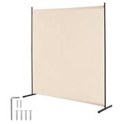 VEVOR Room Divider Single Panel Room Divider 6FT Privacy Screen Indoor Partition Divider for Room Separation Freestanding Room Divider Panel for