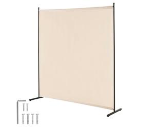 VEVOR Room Divider Single Panel Room Divider 6FT Privacy Screen Indoor Partition Divider for Room Separation Freestanding Room Divider Panel for