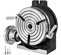 VEVOR Rotary Table 8 Inch/200 MM Horizontal Vertical Rotary Table 3-Slot Rotary Table for Milling Machine MT-3 Rotary Table for Milling 360 Degrees Precision Rotary Table