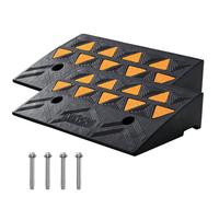 VEVOR Rubber Curb Ramp 2 Pack, 4.3" Rise Height Heavy | Duty 33069