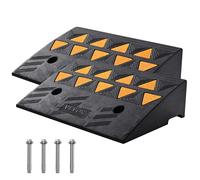 VEVOR Rubber Curb Ramp Driveway Ramp for Curb 2 Pack 5" Rise 19" Wide 33069 lbs