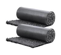 VEVOR Rubber Mulch for Landscaping, 2 Rolls Recycled Rubber Mulch Mat 96 x 22 in, Permanent Rubber Pathway, Natural-Looking Black Mulch Garden Edging for Plants, Vegetables & Flower Garden Barrier