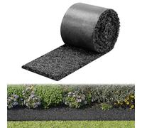 VEVOR Rubber Mulch Mat, 356 x 14 cm, Weed Control Mat, 1.3 cm Thick, Cut to Size, Garden Fleece, Weed Barrier Mat, Garden Edging, Edge Mat, Sidewalk Mat for Landscaping