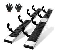 VEVOR Running Boards, 6" Step Bars Compatible with 2019-2023 Chevy Silverado/GMC Sierra 1500/2020-2024 Silverado/Sierra 2500/3500HD Crew Cab, 201 Stainless Steel Side Steps Nerf Bars, 500LBS, 2 Piece