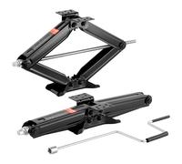 VEVOR 5000 lbs RV Scissor Jacks, 4-23.4 in RV Stabilizer Leveling Scissor Jacks, Set of 2, Heavy Duty Stabilizer Jack with Crank Handle, Socket and Bubble Levels, Not Easily Bent or Deformed