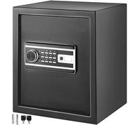 Vevor Safe Box, 1.7 Cubic Feet Money Safe With Fingerprint Lock And Digital Keypad, Fireproof Home Safes, Black