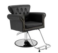 VEVOR Salon Chair Barber Chair for Hair Stylist with Hydraulic Pump and Footrest