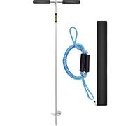 VEVOR Sand Anchor, 36" Length Auger to The Beach and Sandbar, 316 Stainless Steel Screw Anchor with Removable Handle, Bungee Line & Carry Bag, for Jet Ski PWC Pontoon Kayak