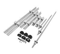 VEVOR SBR20 Linear Rail Set+3 Ballscrew RM1605-350/650/1050mm CNC Set Support Liner Rail+BK/BF12 with BK/BF 12 CNC Kit