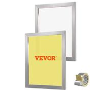 VEVOR Screen Printing Kit, 2 Pieces Aluminum Silk Screen Printing Frames, 20x24inch Silk Screen Printing Frame with 230 Count Mesh, High Tension Nylon Mesh and Sealing Tape for T-Shirts DIY Printing
