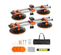 Vevor Seamless Seam Setter, 2 Packs, Granite Seam Setter With 6 In Vacuum Suction Cups & Tool Bag, Seam Joiner