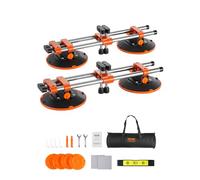 VEVOR Seamless Seam Setter, 2 Packs, Granite Seam Setter with 6 in Vacuum Suction Cups & Tool Bag, Seam Joiner for Seam Joining & Leveling, Countertop Installation Tool for Tile Stone Marble Slab