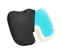 VEVOR Seat Cushion, Cooling Gel + Memory Foam Seat Cushion, Pressure-Relief Wheelchair Seat Pad with U-Shaped Cutout & Removable Cover, Lightweight and Portable for Travel, Car, Office, Airplane