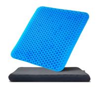 VEVOR Seat Cushion, Cooling Gel Seat Cushion for Pressure Relief, Soft & Breathable Wheelchair Seat Pad with Removable Cover, Lightweight and Portable
