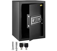VEVOR Security Safe 60L Electronic Safe Box with Electronic Code Lock Digital Safe Box with Two Override Keys Fireproof Safe Carbon Steel Material Money Safe for Home Hotel and Office