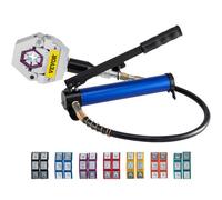 VEVOR Separable Hydraulic Hose Crimper, Air Condtioning Crimper With Manual Pump, 7 Dies Air Condtioning Crimper for Repair Air Conditioner/Car Pipes