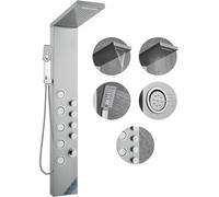 VEVOR Shower Panel Tower System Stainless Steel 4 Modes Rainfall Waterfall Jets