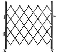 VEVOR Single Folding Security Gate, 48" H x 66" W Folding Door Gate, Steel Accordion Security Gate, Flexible Expanding Security Gate