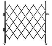 Vevor Single Folding Security Gate, 48" H X 66" W Folding Door Gate, Steel Accordion Security Gate, Scissor Gate