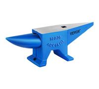 VEVOR Single Horn Anvil 20 kg Steel Anvil Blacksmith for Sale Forge Tools and Equipment Anvil Rugged Round and Square Hole Horn Anvil Blacksmith Jewel