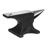 VEVOR Single Horn Anvil, 29.9 kg Cast Steel Anvil, High Hardness Rugged Round Horn Anvil Blacksmith, Large Countertop and Stable Base, with Round and