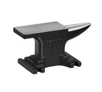 VEVOR Single Horn Anvil, 3.99kg Cast Steel Anvil, High Hardness Rugged Round Horn Anvil Blacksmith, Compact Design and Stable Base, Forge Tools and Equipment, Metalsmith Tool for Bending and Shaping