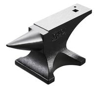 VEVOR Single Horn Anvil, 55lbs Cast Steel Anvil, High Hardness Rugged Round Horn Anvil for Blacksmiths, with Large Countertop and Stable Base, Metal Working Tool for Metal Bending, Shaping, Twisting