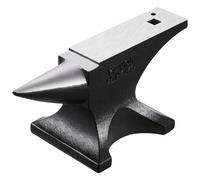 VEVOR Single Horn Anvil, 55lbs Cast Steel Anvil, High Hardness Rugged Round Horn Anvil for Blacksmiths, with Large Countertop and Stable Base, Metal Working Tool for Metal Bending, Shaping, Twisting