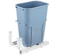 VEVOR Single Pullout Waste Container Kitchen Trash Can 35L with Handle Grey