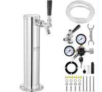 VEVOR Single Tap Kegerator Tower Kit Kegerator Beer Tower & S-System Keg Coupler