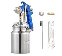 VEVOR Siphon Feed Spray Gun, High Atomization Air Paint Spray Gun, 1000cc Automotive Paint Sprayer with 1.8 mm Nozzle, Adjustable Flow Rate & Air Volume for Car, Furniture, Wall, House Painting