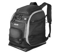 VEVOR Ski Boot Bag, 70L, Snowboard Boots Travel Backpack for Men Women, with Waterproof Exterior & Bottom, Durable 1680D Oxford, Bag for Skis, Snowboard, Helmet, Goggles, Gloves, Accessories (Black)