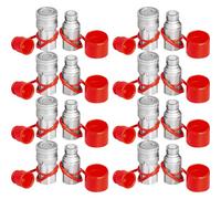 VEVOR Skid Steer Hydraulic Quick Connect 1/2\" Body Hydraulic Coupler 1/2\" NPT Hydraulic Coupling Quick Connect 8 Pairs Hydraulic Quick Coupler 27.6