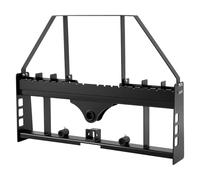 VEVOR Skid Steer Pallet Fork Frame, 4000 lbs Rated Capacity, 45-inch Pallet Fork Frame Attachments with 2-inch Hitch Receiver & Spear Sleeves, Fit for Quick Attach Tractor Loaders, Frame Only