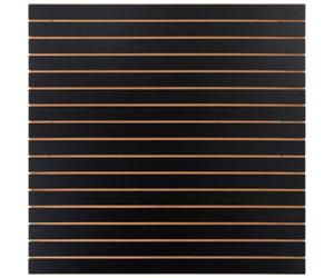 Vevor Slatwall Panels, 4 Ft X 2 Ft Black Garage Wall Panels 24"h X 48"l (Set Of 2 Panels), For Retail Store, Garage Wall