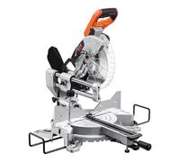 VEVOR Sliding Compound Miter Saw, 10" Blade, 15 Amp Motor, 60 Tooth, Corded Dual Bevel Sliding Miter Saw, LED Precision Alignment, Angle