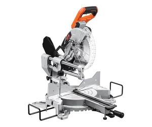 VEVOR Sliding Compound Miter Saw, 10" Blade, 15 Amp Motor, 60 Tooth, Corded Dual Bevel Sliding Miter Saw, LED Precision Alignment, Angle