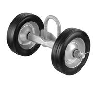 VEVOR Sliding Gate Kit, 6” Rolling Gate Hardware Kit, Universal Sliding Gate Rollers Track Wheels, Heavy Duty Sliding Gate Guide Roller for Sliding Gates and Rolling Door,600 lbs Max. Load,Black