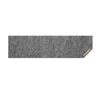 VEVOR Slip-Resistant Rug Pad, Protective Cushioning Carpet Pad, 2'x8' (7.87' Actual) - 1/4"Thick - Dual Surface - Polyester Felt + Latex, 1-2㎡ Area Carpet Padding Rug Cushion Safe for All Floors, Grey