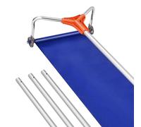 VEVOR Snow Roof Rake, 17 in Aluminum Blade, 4.1-17.2 ft Adjustable Roof Snow Scraper with Wheels & Slide, Lightweight Snows Removal Tool for House Rooftop Leaves Debris Clearing