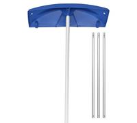 VEVOR Snow Roof Rake, 24 in PP Plastic Blade, 3.8-18.2 ft Adjustable Roof Snow Scraper with Wheels, Anti-Slip Handle Snows Removal Tool, Lightweight H