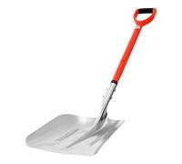 VEVOR Snow Shovel for Driveway, 35cm Wide Aluminum Alloy Snow Shovel with D-shaped Handles, Large Capacity Snowplow Shovels, Lightweight Snows Removal