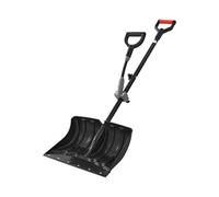 VEVOR Snow Shovel for Driveway, 45.5cm Wide Snow Shovel with Assist D-shaped Handles, Non Slip Grip, Large Capacity Snowplow Shovels, Lightweight Snows Removal Tool for Garden Car Camping Outdoors