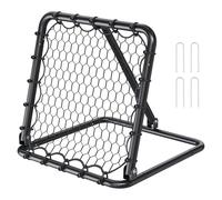 VEVOR Soccer Rebounder Rebound Net, Kick-Back 34"x34", Portable Football Training Gifts, Fully Adjustable Angles Goal Net, Aids & Equipment for Kids Teens & All Ages, Easy Set Up & Perfect Storage