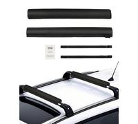 VEVOR Soft Roof Rack Pads, 28" Universal Car Roof Rack Pads for Various Crossbars, 88LBS Load Capacity Luggage Kayak Carrier with 2 Tie Down Straps &