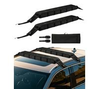 VEVOR Soft Roof Rack Pads 33in 176lbs Load Capacity for Kayak Canoe Surfboard Luggage