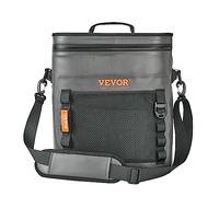 VEVOR Soft Cooler Bag, 30 Cans Soft Sided Cooler Bag Leakproof with Zipper, Waterproof Soft Cooler Insulated Bag, Lightweight & Portable Collapsible Cooler for Beach, Hiking, Picnic, Camping, Travel