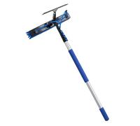 Vevor Solar Panel Cleaning Kit, 4.6 M, Water Fed Pole Kit With Cleaning Brush, Squeegee, Soap Dispenser, Extendable Pole