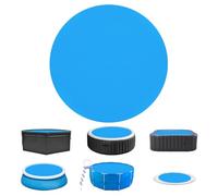 VEVOR Round Solar Pool Cover, Φ10 ft for Inground Above Ground Pools, 15 mil Blue Solar Blanket